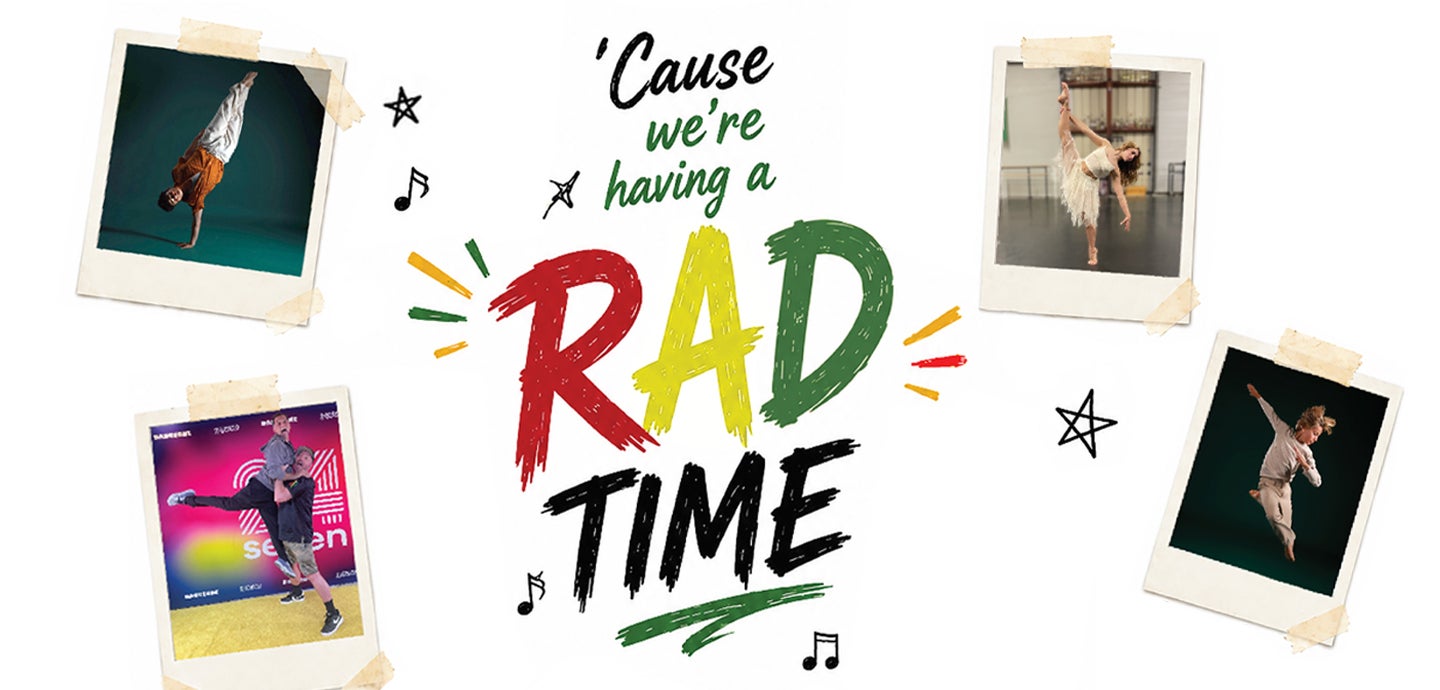 Ryan's American Dance: 'Cause We're Having a RAD Time flyer